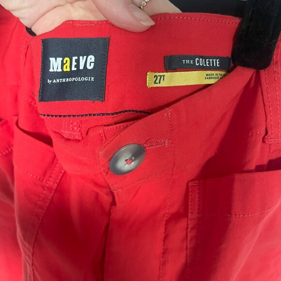 Anthropologie Tall Maeve Colette Wide Leg Crop Pants Size 27 Tall - Picture 4 of 4